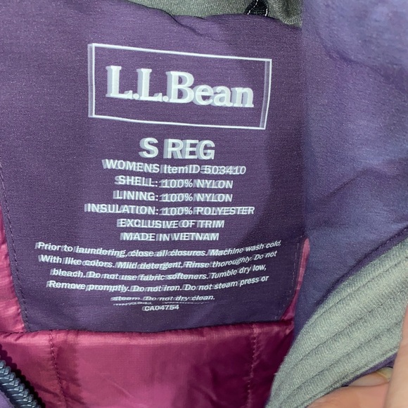 L.L. Bean Women's Purple Ski Jacket - Picture 2 of 8